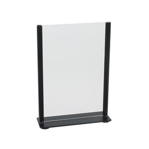 Europel -  Kaarthouder  zwart metaal met acryl bord a5