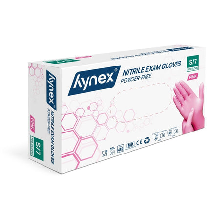 Hynex -  Handschoen  nitril s roze 3.5gr 100 stuks