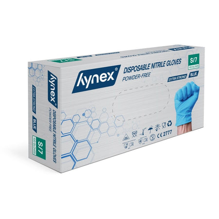 Hynex -  Handschoen  nitril s blauw 5gr 100 stuks
