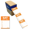 Avery -  Etiket  haccp zaterdag-oranje 40x56mm 500st