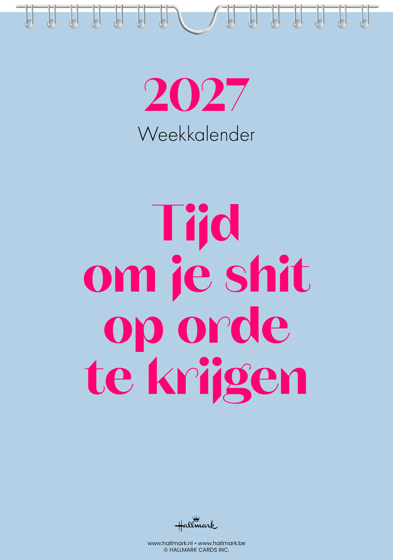 Hallmark -  Weekkalender 2027 c 165x230mm nl