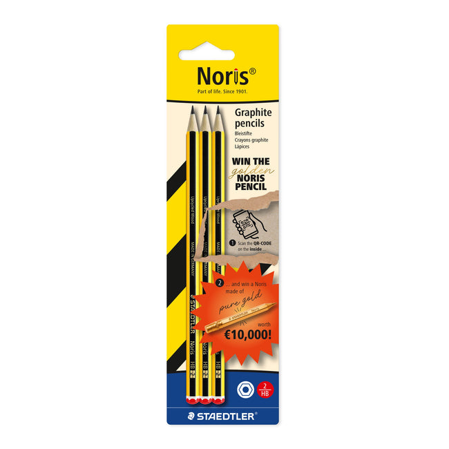 Staedtler -  Potlood noris 3xhb find the golden noris