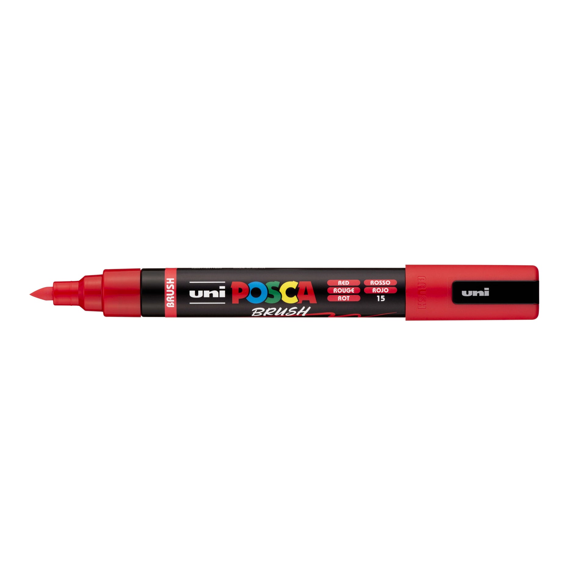 Posca -  Paintmarker uni  pc-5br brushpunt m rood