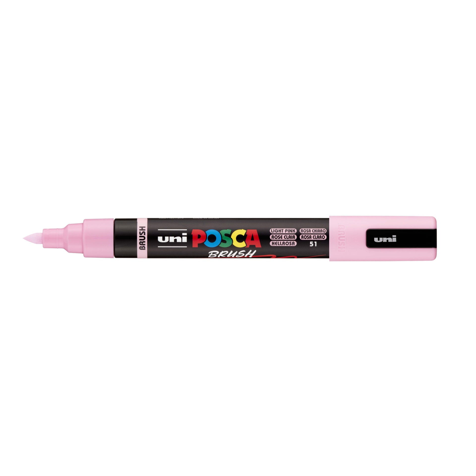 Posca -  Paintmarker uni  pc-5br brushpunt m lichtroze | 6 stuks