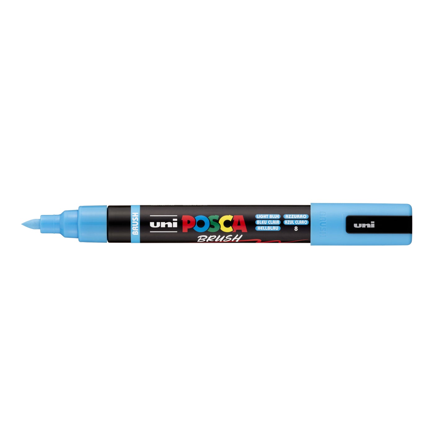 Posca -  Paintmarker uni  pc-5br brushpunt m lichtbl | 6 stuks