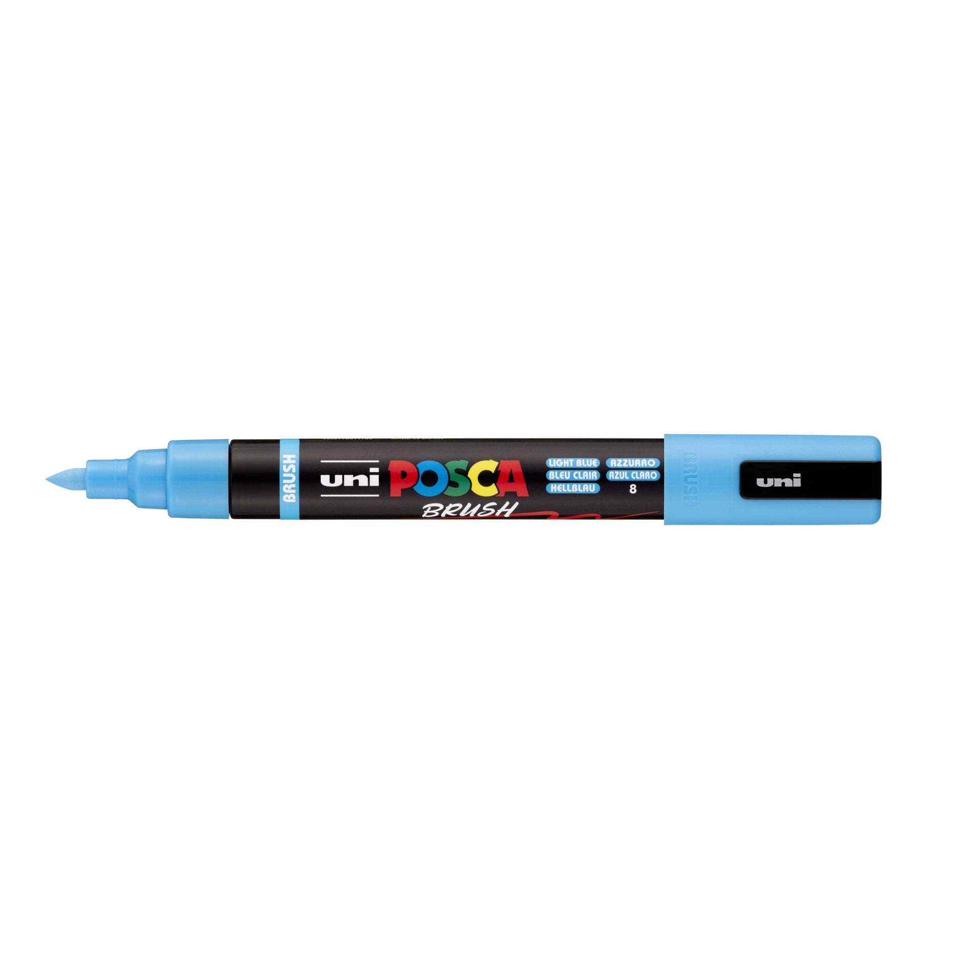 Posca -  Paintmarker uni  pc-5br brushpunt m lichtbl | 6 stuks