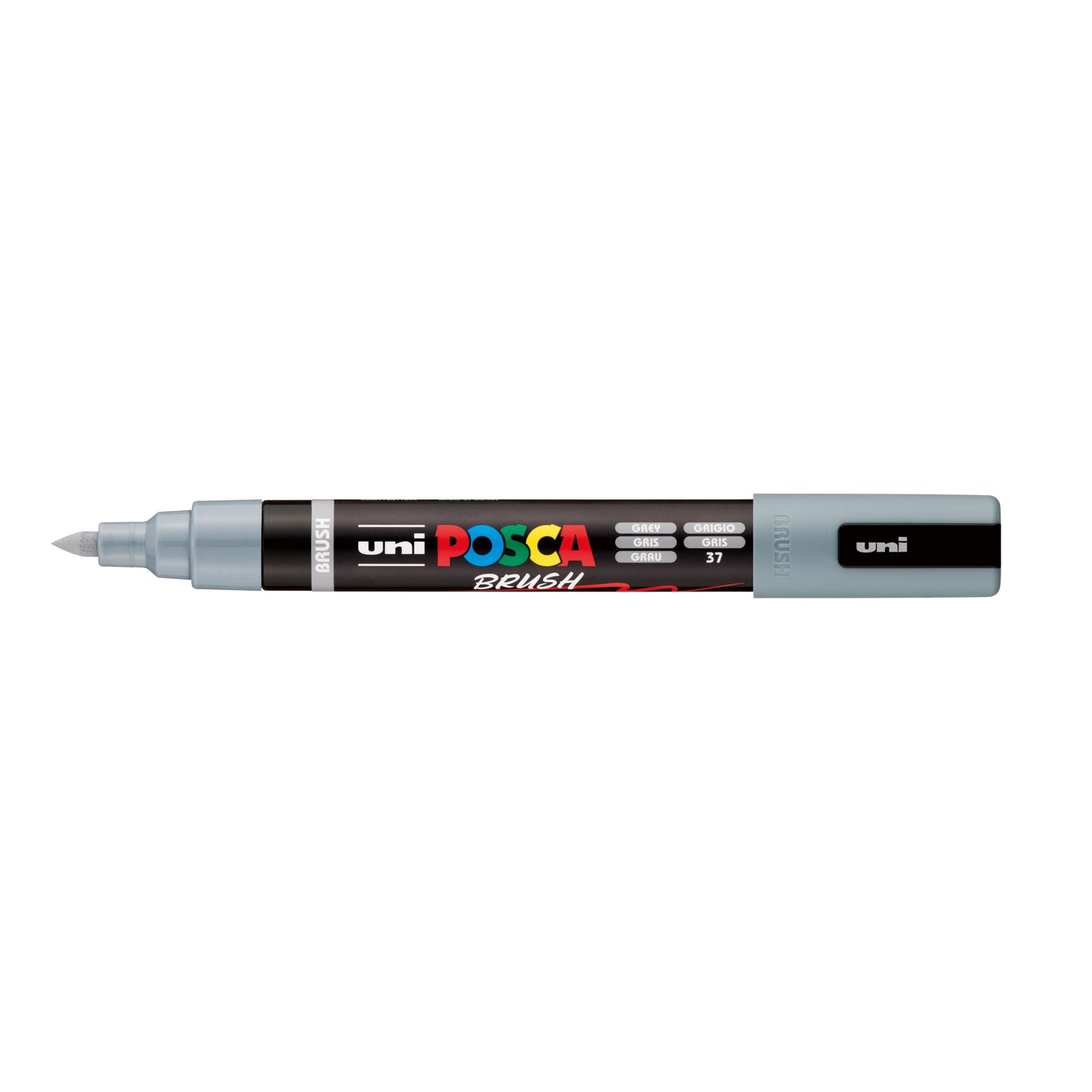 Posca -  Paintmarker uni  pc-5br brushpunt m grijs