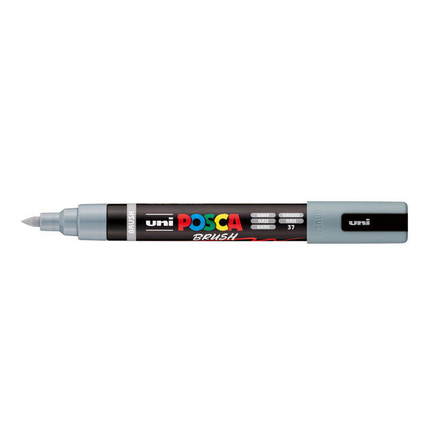 Posca -  Paintmarker uni  pc-5br brushpunt m grijs