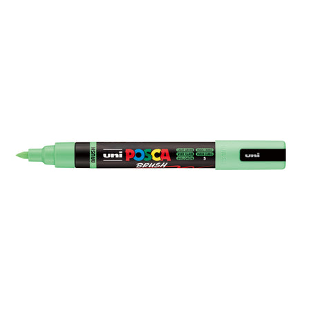 Posca -  Paintmarker uni  pc-5br brushpunt m lichtgn | 6 stuks