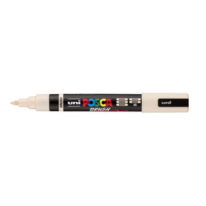 Posca -  Paintmarker uni  pc-5br brushpunt m beige | 6 stuks