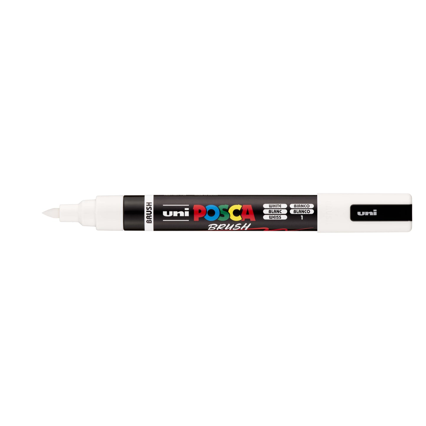 Posca -  Paintmarker uni  pc-5br brushpunt m wit