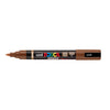 Posca -  Paintmarker uni  pc-5br brushpunt m bruin | 6 stuks