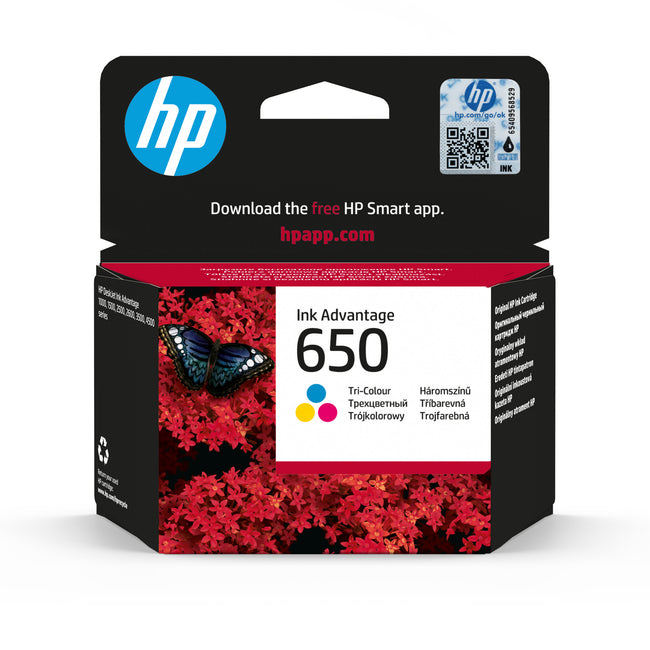 HP -  Inktcartridge  cz102a 650 3 kleuren