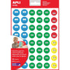 Apli Kids -  Kids beloningsstickers Happy Smile, groot, blister met 12 vellen