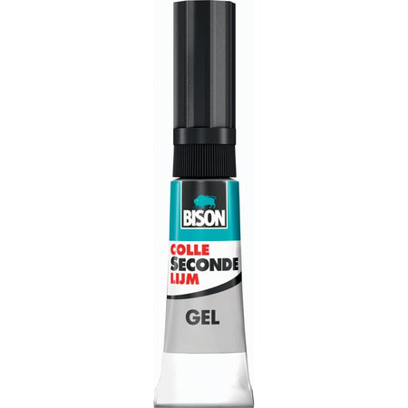 Bison -   secondelijm, tube van 3 g, op blister
