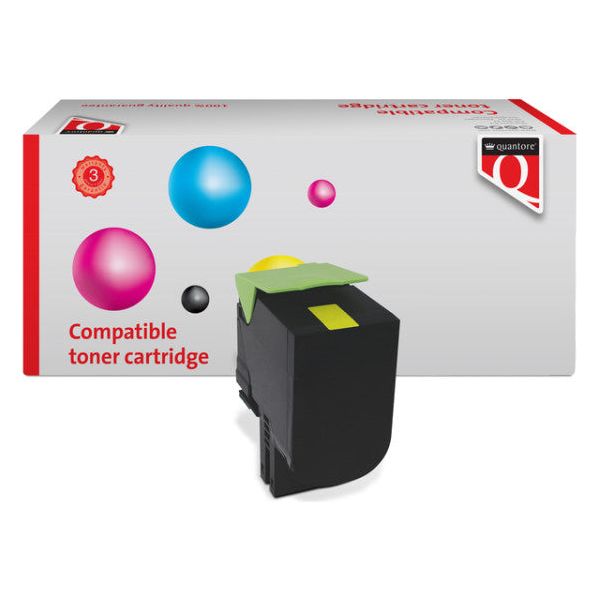 Tonercartridge quantore Alternative pour lexmark 71b20y0 jaune