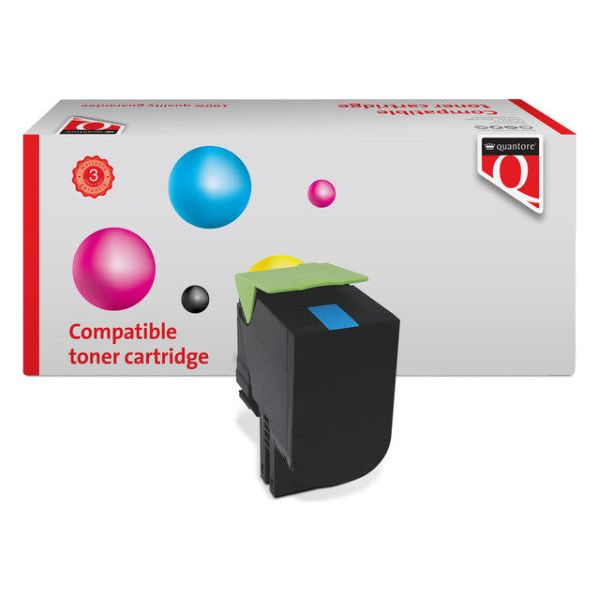 Quantore - Tonercartridge lexmark 71b20c0 blauw