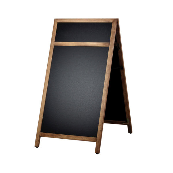 Europel - Krijt stoepbord  660x1280mm delux natur