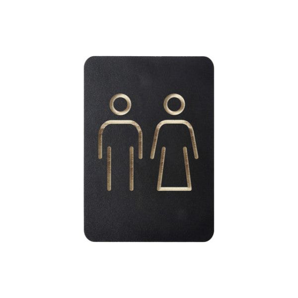 Europel - Pictogram  man/vrouw zwart