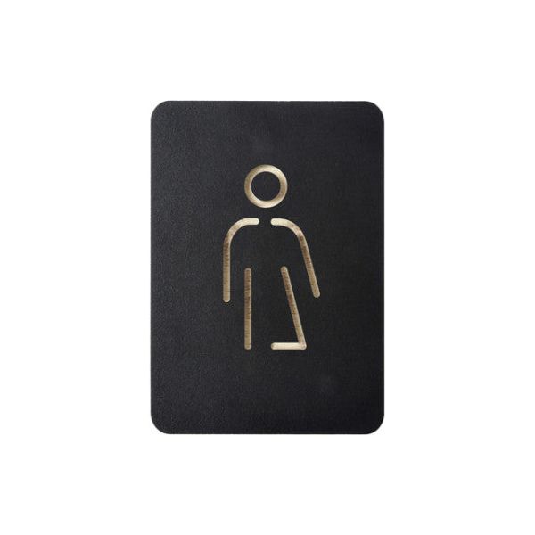 Europel - Pictogram  genderneutraal zwart