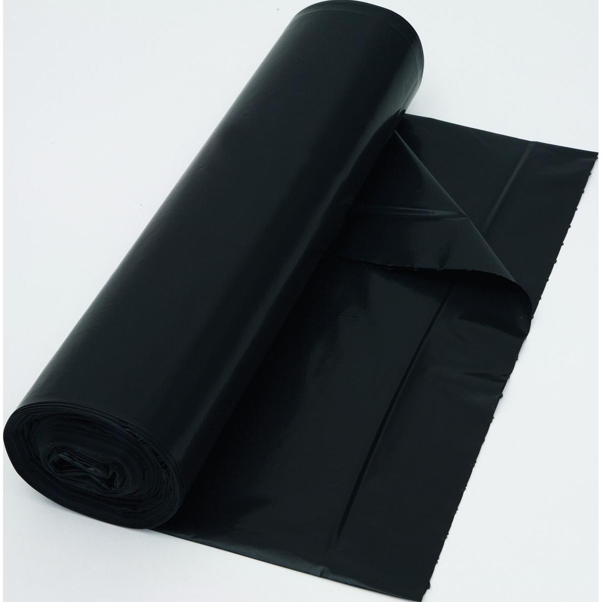 Q-CONNECT -  Vuilniszak 37 micron, ft 70 x 110 cm, 120 liter, zwart, rol van 25 stuks