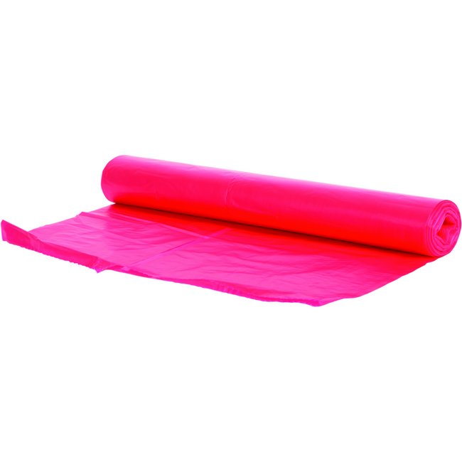 PowerSterko -  Afvalzak | HDPE | 58x100cm | T23 | rood | 500 stuks