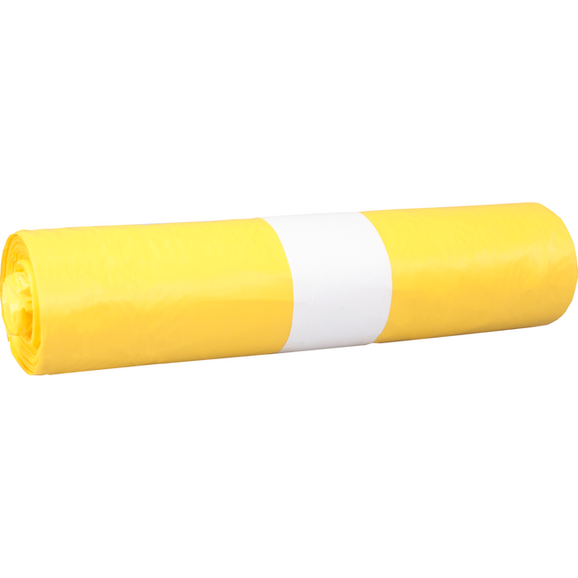 PowerSterko -  Afvalzak | HDPE | 70x110cm | T30 | geel | 300 stuks