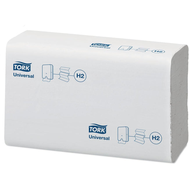 Tork - Serviette Xpress, multiplis, 237 feuilles, 2 épaisseurs, système H2 Universal, blanc