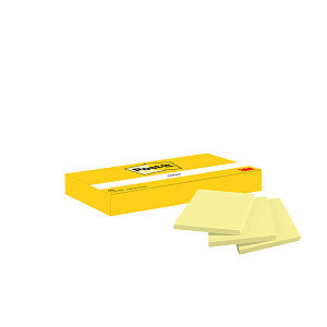 Post-it - Memoblok 653 38x51mm geel 3 stuks