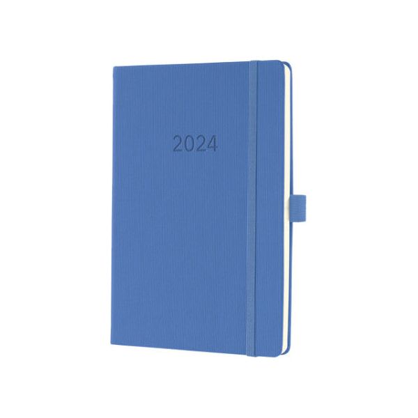 Sigel - Agenda 2024  conceptum a5 7d/2p marineblauw | 3 stuks