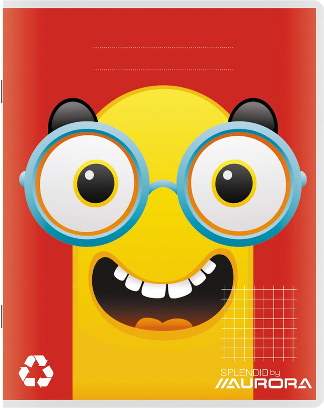 Aurora - Notizbuch 96 Seiten, kariert 5 mm