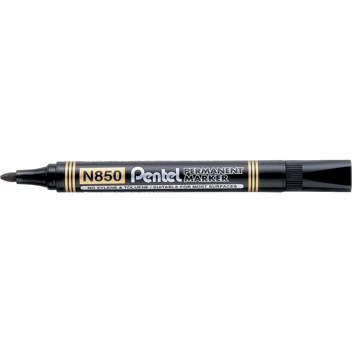 Pentel -  permanente marker N850-A, zwart