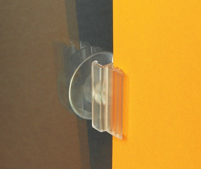 Klika - Porte-affiche en verre SuperGrip ventouse 25mm 2 pièces