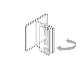 Klika -  SuperGrip Swing Signholder 25mm -2mm-