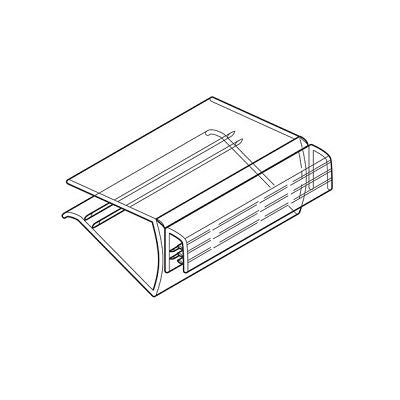 Klika - SuperGrip Regal Schilderhalter 38mm schmal bearbeiten 3 Stück