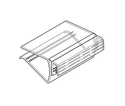 Klika - Etagère SuperGrip Porte-affiche 38mm étroit modifier 3 pièces