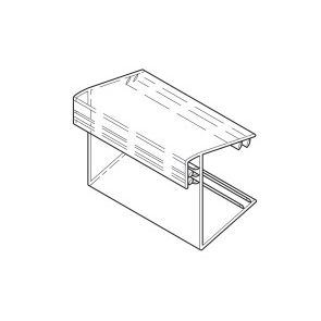 Klika - SuperGrip Regal Schilderhalter 38mm breit 3 Stück