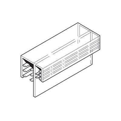 Klika - Supergrip Combi Glass Shelf Holder 38 mm