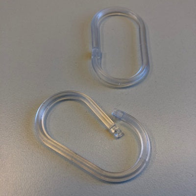 Klika - Displayring transparent oval 50mm 100 Stk