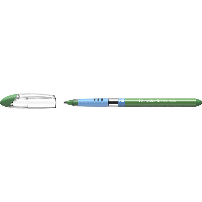 Schneider -  balpen Slider Basic, extra breed, groen