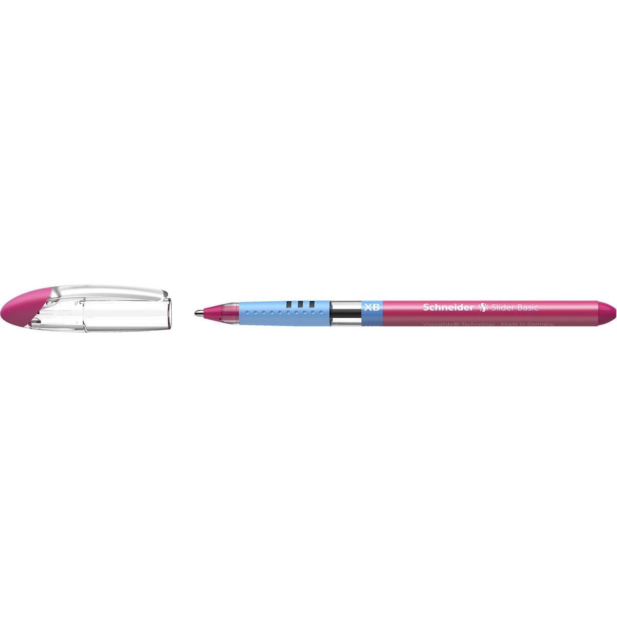 Schneider -  balpen Slider Basic, extra breed, roze