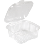 Klika - Delibox | 130x140x50mm | 500 ml | incl. Animal de compagnie recyclé | Transparent 600 pièces