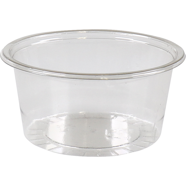Klika -  Cup | gerecycled PET | 100ml | Ø 75mm | transparant | 1000 stuks