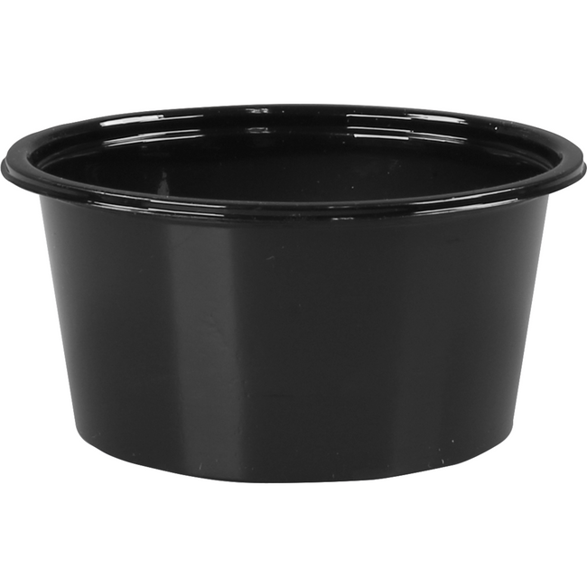 Depa -  Cup | gerecycled PET | 100ml | Ø 75mm | zwart | 1000 stuks