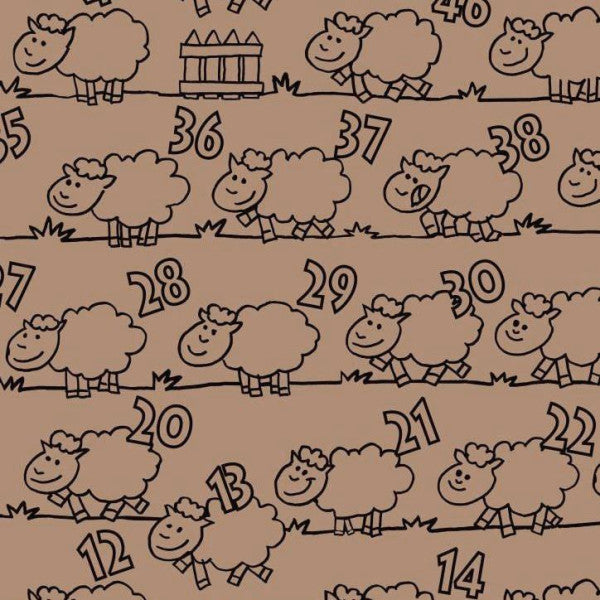 Klika - Papier cadeau 50cm des. 1516 comptage des moutons