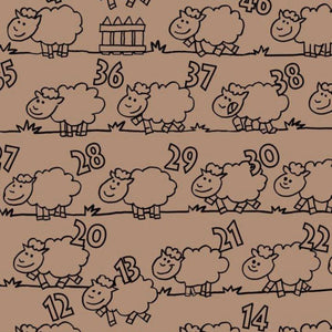 Klika -  Cadeaupapier 50cm des. 1516 Schapen Tellen