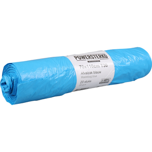 PowerSterko - Abfallbeutel | Recyceltes LDPE | 70x110cm | T30 | blau | 300 Stück