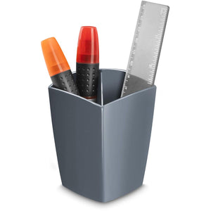 Gloss by CEP - trousse à crayons avec 2 compartiments, gris
