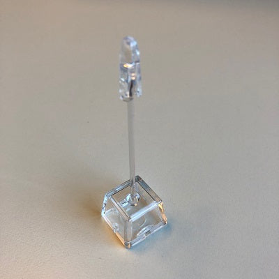 Klika - support à presser 10 cm transparent clair 50 pièces