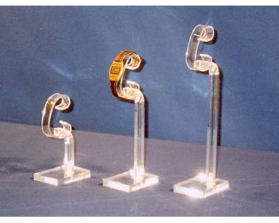 Klika -  Acryl horlogepresentatie hoogte 12 cm